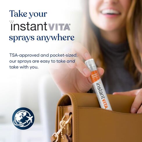 instantvita Energy Supplement – Vitamin B12 1000 mcg Oral Spray for Faster Absorption, 1-Month Supply, Mint Flavor, 0.47 Fl Oz in Saudi Arabia