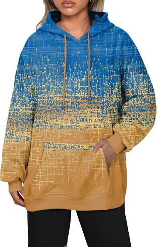 Zeagoo Womens Oversized Hoodies Fleece Sweatshirts Long Sleeve Pullover with Pocket 2024 Fall Winter Outfits Y2k Clothes in Saudi Arabia