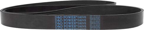 حزام استبدال محرك فورد D&D PowerDrive 625K8، بولي، شريط واحد، طول 63.25 بوصة، مطاط in Saudi Arabia