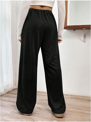 Women's Baggy Sweatpants Drawstring Waist Straight Leg Athletic Pants Long Pants Lounge Trendy in Saudi Arabia