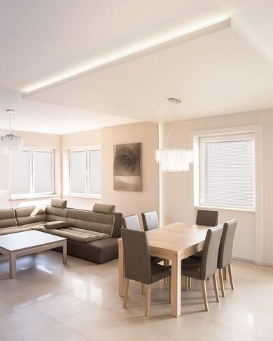 ستائر CHICOLOGY للنوافذ، ستائر صغيرة، ستائر النوافذ، ستائر الأبواب، ستائر وظلال، ستائر التخييم، ستائر صغيرة للنوافذ، ستائر النوافذ الأفقية، أبيض لامع، 59 بوصة عرض × 36 بوصة ارتفاع in Kuwait