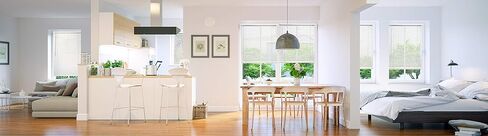 ستائر CHICOLOGY للنوافذ، ستائر صغيرة، ستائر النوافذ، ستائر الأبواب، ستائر وظلال، ستائر التخييم، ستائر صغيرة للنوافذ، ستائر النوافذ الأفقية، أبيض لامع، 59 بوصة عرض × 36 بوصة ارتفاع in Kuwait