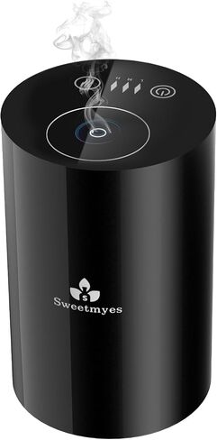 Waterless Essential Oil Diffuser - Aromatherapy Nebulizer Diffuser Battery Operated, Portable Scent Air Freshener Machine with 3 Mist Level & Auto Off Function for Home Cars Office(Type-C Version) in Saudi Arabia