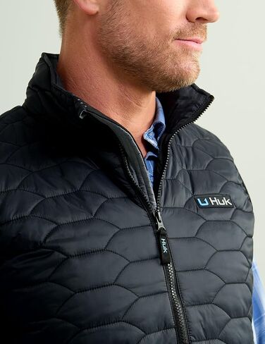 HUK Men's Scale, DWR Insulated Performance Fishing Vest in Saudi Arabia
