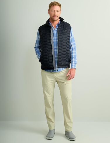 HUK Men's Scale, DWR Insulated Performance Fishing Vest in Saudi Arabia