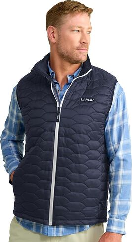 HUK Men's Scale, DWR Insulated Performance Fishing Vest in Saudi Arabia