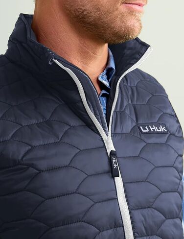 HUK Men's Scale, DWR Insulated Performance Fishing Vest in Saudi Arabia