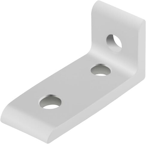8020, 4176, 10 Series, Aluminum 3 Hole Inside Corner Bracket 90 Degree Angle Bracket for 80/20 T Slot Extruded Aluminum Extrusion (Clear Anodize, 10) in Saudi Arabia