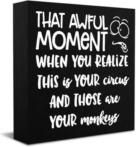 Boss's Day Gifts, Funny Boss Gifts for Women Men, Of Course I Talk to Myself Sign, Appreciation Gifts for Manager Coworker Employee Decor 5 X 5 Inch in Saudi Arabia