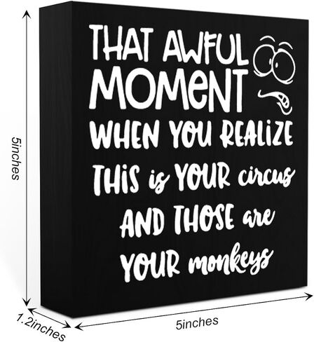 Boss's Day Gifts, Funny Boss Gifts for Women Men, Of Course I Talk to Myself Sign, Appreciation Gifts for Manager Coworker Employee Decor 5 X 5 Inch in Saudi Arabia