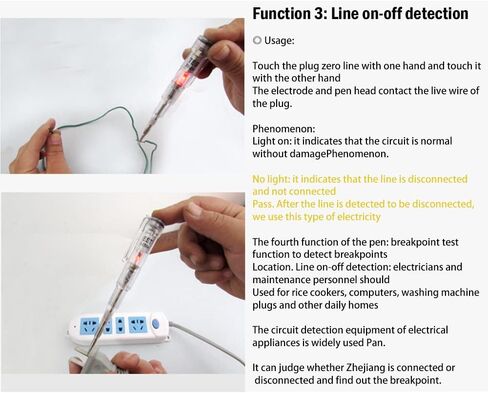 2 قطعة جهاز فحص الدائرة الكهربائية القلم جهاز قياس الجهد الكهربائي مفك 75-250 فولت كاشف الجهد القلم اختبار كهربائي مفك in Kuwait
