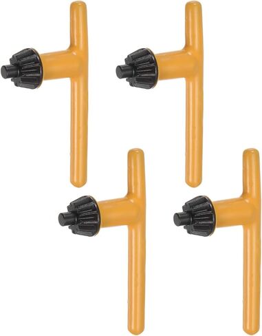 uxcell Chuck Key 6mm Key 12 Teeth for 1.5-13mm Drill Chuck Black 4pcs in Saudi Arabia