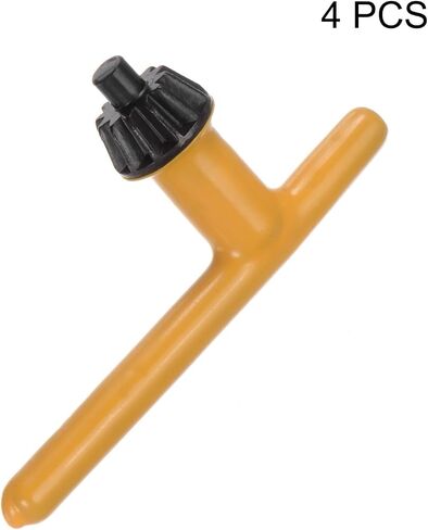 uxcell Chuck Key 6mm Key 12 Teeth for 1.5-13mm Drill Chuck Black 4pcs in Saudi Arabia