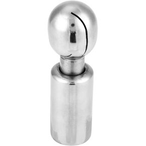 3/8 Inch Sanitary Stainless Steel Rotary Spray Ball Female Thread Cleaning Spray Ball Tank Cleaning Tool Tank Cleaning Ball for Mechanical Equipment Tank