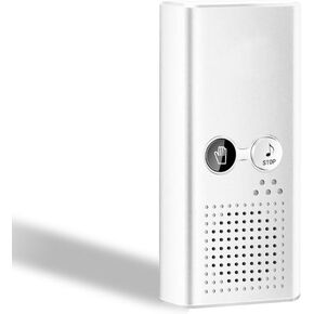 KiaoTime Bathroom White Noise Machine for Privacy - Bathroom Noise Blocker - Toilet Restroom Sound Machine of Running Water with Birds Chirping Songs for Privacy