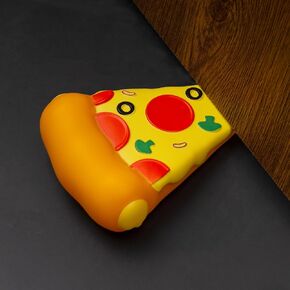 2Pcs Decorative Door Stop, Cartoon Pizza Cute Door Stopper, Door Wedge for Home and Office Floor(Patent Registering)