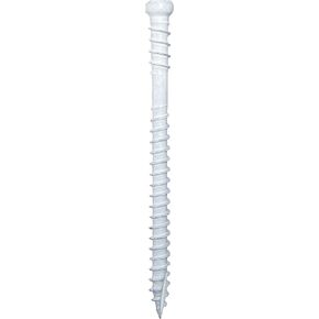 GRK 772691176301 8 by 2-Inch 1/2 Containing 1pkg Equal to 100 Screws White Trim Handypack