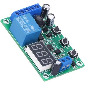 DC Current Detection Module Relay Switch Sensor Digital Display Motor Controller Digital Display with Error Calibration Function 12V