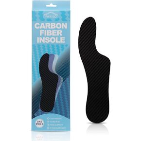 Carbon Fiber Insole Morton's Extension Orthotic, FAKILO 1 piece Rigid Foot Support Insole Insert for Hallux Rigidus, Turf Toe, Hallux Limitus - 285 mm - Women's Size 13-13.5, Men's 12-12.5