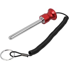 Weight Stack Pin, Pin Stack Training Strength Training Equipment Magnetic Weight Stack Pin with Pull Rope Strength Training Equipment (Red)