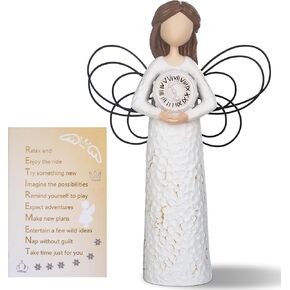 Retirement Gifts Angel for Women 2024, Celebratory Gifts for Retirement, Happy Retirement Gifts for Coworkers, Nurses, and Friends,Hand-Painted Figurines