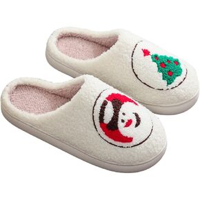 Fruit Slippers for Womens Mens Happy Retro Strawberry Slippers Cherry Slippers Mushroom Slippers Halloween Pumpkin Slippers Plush Soft Memory Foam House Shoes