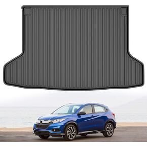 Floor Mats Fit for Honda HR-V HRV 2016-2022 - Front and Rear Row Liner Automotive Floor Mats - All-Weather Protection TPE Car Floor Liners HRV Accessories Black