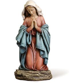 Joseph's Studio by Roman - Praying Madonna Figure on Baset, 6.75" H, Renaissance Madonnas Collection, Resin and Stone Mix, Inspirational, Durable, Long Lasting, Religious Gift, Beautifully Detailed