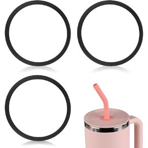3pcs Water Bottle Gasket, Hydroflask Water Bottle Seal Ring Replacement Gasket Replacement Parts for Hydro Flask Travel Tumble 32/40OZ Accessories (White)