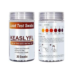Lead Test Kit with 30 Counts Accurate Lead Paint Testing Swabs,Instant Results with Marked Concentration. Home Use for All Painted Surfaces Toys, Jewelry, Dishes,Metal, Ceramics and Wood
