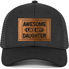 Gifts for Dad from Daughter on Christmas - Dad Gifts for Christmas, Fathers Day from Daughter - Dad Birthday Gift from Daughter - Dad Christmas Hat from Daughter - Awesome Dad Trucker Hat