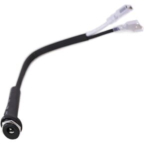 Power Plug Connector Replacement Part with Dust Cover, Compatible with Peloton Fitness Bike Connector Input Line. Not Compatible with Bike Plus