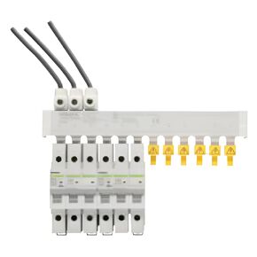 Comb Bus Bar, UL 489, 3P, 12 pins, 25 mm² 1001273 CBA3P12P25UL