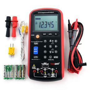 Volt mA Thermocouple Loop Process Calibrator eC370T - 0-20V and 4-20mA Simulator – Portable Millivolt mA and Temperature Signal Generator and Meter for Transmitters, Current Loops, PLC