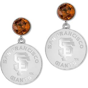 Game Time Offical MLB SAN FRANCISCO GIANTS Disc Earrings