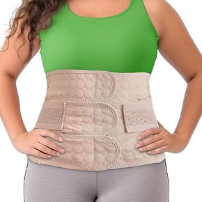 Postpartum Belly Band & Belly Wrap | C Section Belly Binder & Abdominal Binder | Post Surgery & Pregnancy Tummy Tuck or Hysterectomy Recovery Support Girdle | C Section Postpartum Essentials (SMALL)