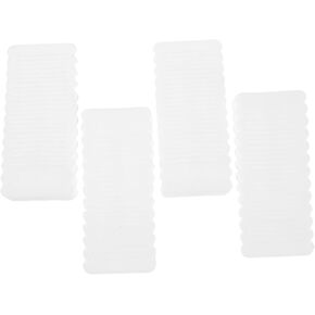 Artibetter 4pcs Wobble Stopper Wedges Toilet Shims Table Leveling Pads Home Table Shims Wedges for Levelling Furniture Home Improvement DIY Leveler Dining Table Stabilizer White Rubber