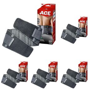 ACE Work Belt Back Supoprt, One Size Fits Most, Black