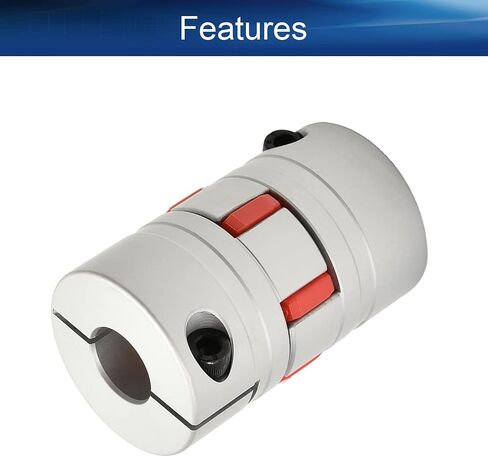 Heyiarbeit 16mm to 16mm Shaft Coupling Aluminium Flexible Plum Coupling D40 L66 Connector Flexible Coupler for 3D Printer CNC Machine and Servo Stepped Motor in Kuwait