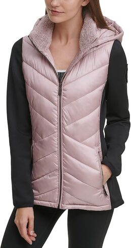 Calvin Klein Performance Hooded Jacket, Metallic Java L in Saudi Arabia