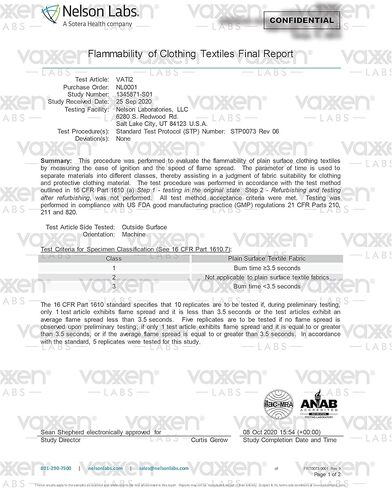 أقنعة الوجه الإجرائية ASTM المستوى 3 (صندوق مكون من 50 قطعة) - مقاس البالغين L/XL - صنع في الولايات المتحدة الأمريكية in Kuwait