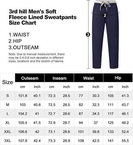 بنطال رياضي رجالي مزود بجيوب بسحاب، سروال رياضي للركض والركض، مبطن بالصوف الناعم، برباط الخصر، سروال يوجا رياضي للجري in Kuwait