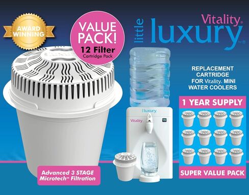 Little Luxury Vitality، مرشحات بديلة لمبردات المياه وموزعات غير التبريد، 3 عبوات in Saudi Arabia
