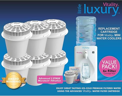 Little Luxury Vitality، مرشحات بديلة لمبردات المياه وموزعات غير التبريد، 3 عبوات in Saudi Arabia