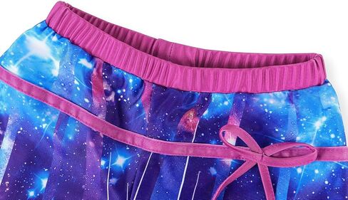 WonderBabe Girls Mermaid Swimsuit Two Piece Vest Style Bathing Suits with Boyshort Tankini Kids Rash Guard Swimwear in Saudi Arabia