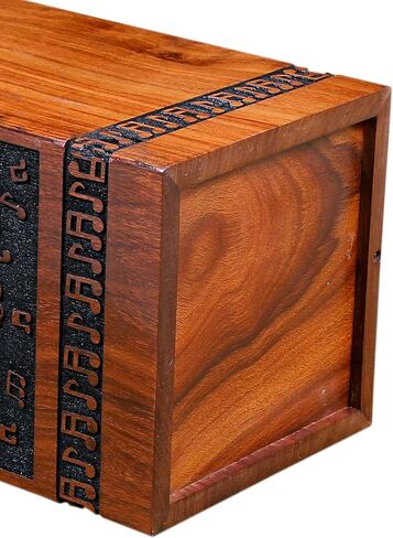 WCH Wooden Cremation Urns for Human Ashes-Keepsake Urn-Wood urns-Burial Urns for Columbarium-Funeral Memorial Urns Box-Handmade Urns for Loved Ones- (K(5x3) 20 Cu/in Inches) in Saudi Arabia