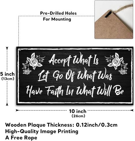 Inspirational Gifts for Women Men - Hanging Wood Plaque with Rope, Motivational Gift Let Your Smile Change the World Wood Sign, Wall Art Home Office Farmhouse Bedroom Living Room Door Shelf Decor -C11 in Saudi Arabia