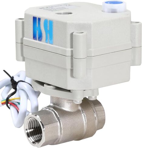 3/8" DN10 2 Way 12VDC 9-24VAC/DC NPT Stainless Steel 304 Three Wires Control On/Off Electrical Motorized Ball Valve in Kuwait