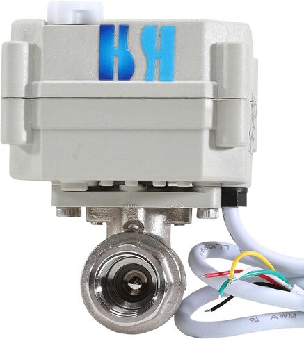 3/8" DN10 2 Way 12VDC 9-24VAC/DC NPT Stainless Steel 304 Three Wires Control On/Off Electrical Motorized Ball Valve in Kuwait