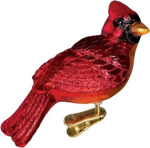 Old World Christmas Ornaments: Bird Watcher Collection Glass Blown Ornaments for Christmas Tree,Bright Blue Jay in Saudi Arabia